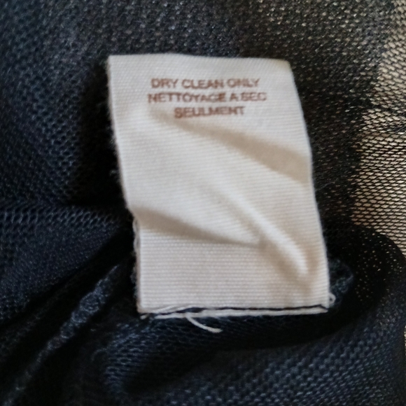 VINTAGE Free People Black Crinkled Silk Kimono Floral Dress Size 2 - Picture 9 of 10